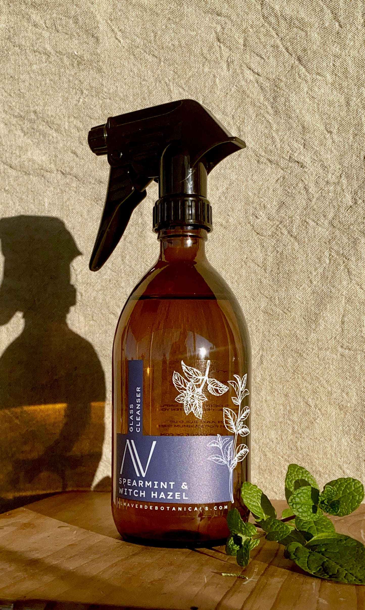 Spearmint & Witch Hazel Glass Cleaner