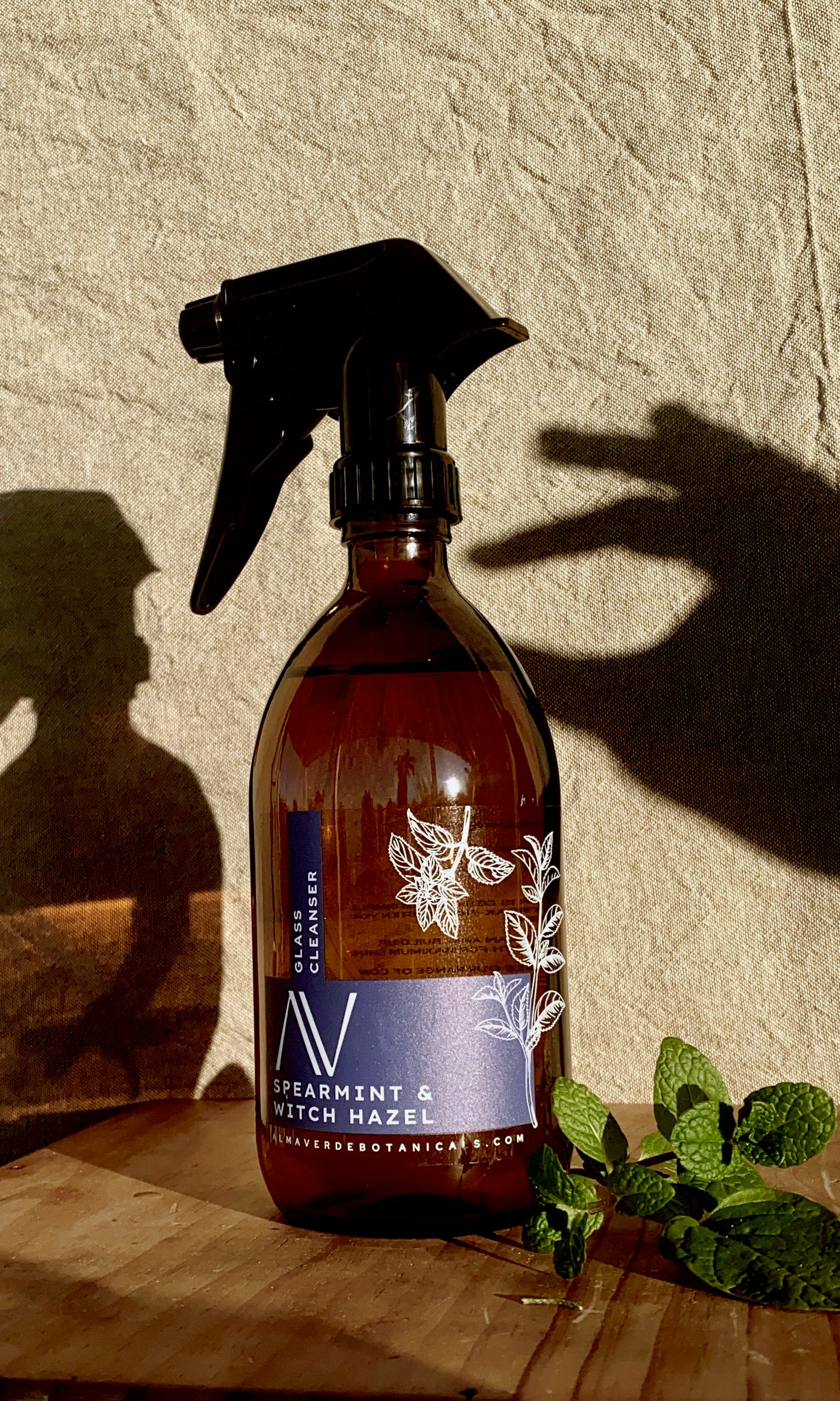 Spearmint & Witch Hazel Glass Cleaner