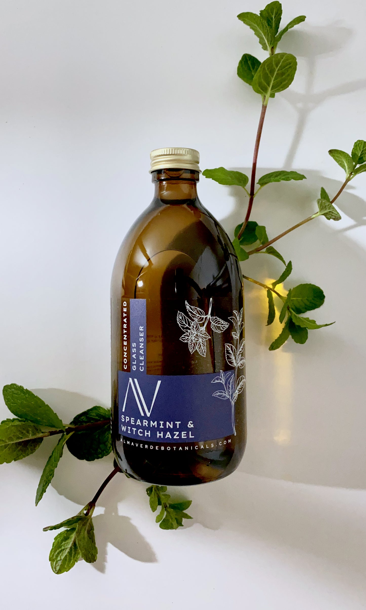 Concentrated Spearmint & Witch Hazel Glass Cleaner