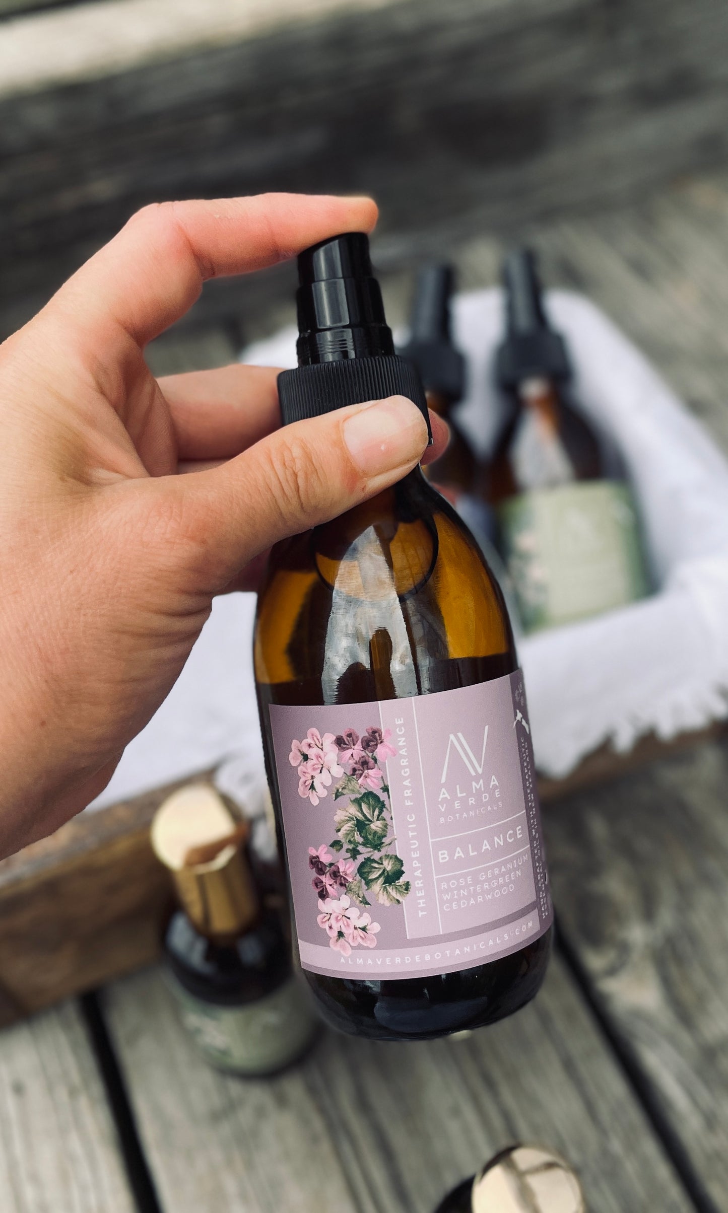 Balance // Rose Geranium, Wintergreen, Cedarwood Fragrance Mist